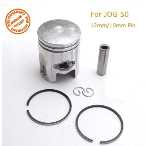 Piston Rings Kit 40mm with 12mm/10mm Pin For JOG 50 2 Stroke Scooter 1PE40QMB Yamaha Minarelli 50cc Moped Parts