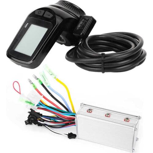 24V 36V 48V 60V 350W Electric Bike Motor Controller LCD Display Panel Set Electric Bicycle Scooter E-bike Brushless Controller