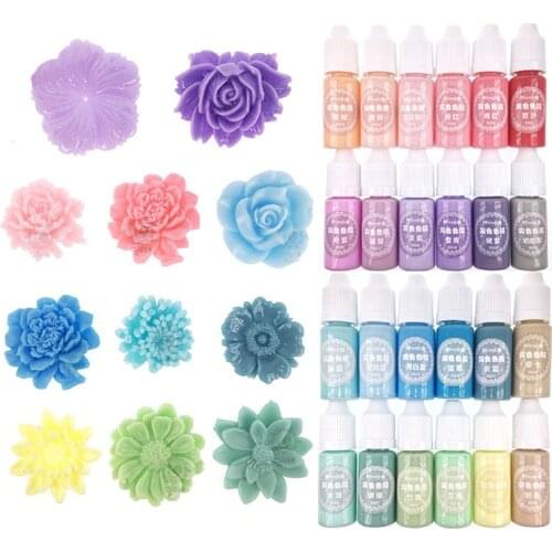 Hot UV Resin Glue Pigment Color Liquid Dye Quick Drying For DIY Jewelry Making Crafts SMA66