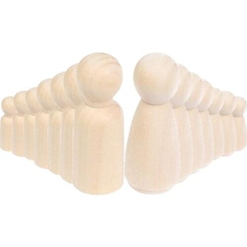 Little Wooden People Childrens Graffiti Toys Men Women Dolls Ornaments Diy Little Wooden People Childrens Educational Toys