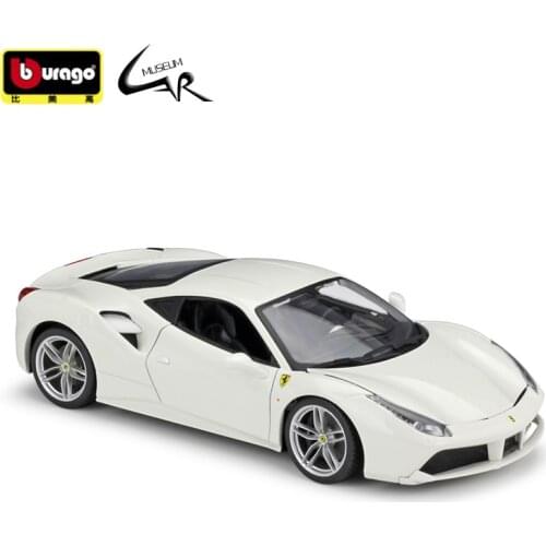 Bburago 1:18 Model Car Simulation Alloy Racing Metal Toy Car Children Toy Gift Collection Ferrari 488 GTB