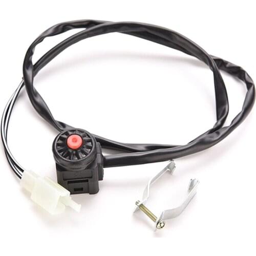 Motorcycle Kill Switch Red Push Button Horn Starter Dirt Bike ATV UTV Dual Sport