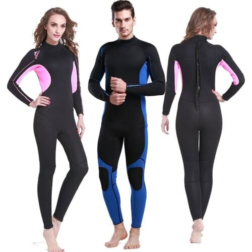 Hot Sale 3mm Men Neoprene Wetsuit Diving Winter Swimming Surfing Windsurfing Snorkelling Full Bodysuit Men Swimwear