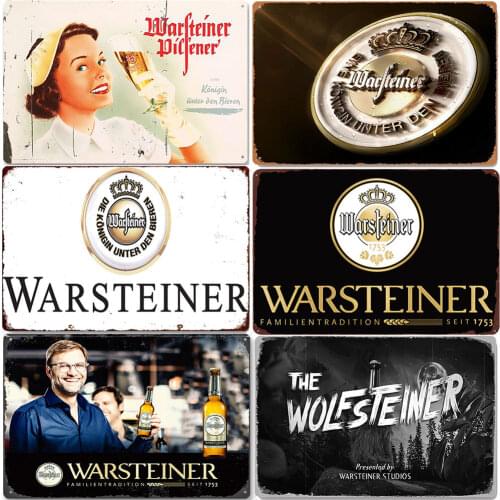 German Beer Retro Tin Sign Club Tiki Bar Pub Wall Decoration Great Barley Beer Metal Plate Man Cave Vintage Art Poster N400