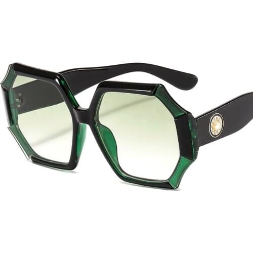 MERCELYN Newest Luxury Women Sunglasses Octagonal Designer Frame Woman Sun Glasses Glamour Fashion Brand Oculos de sol