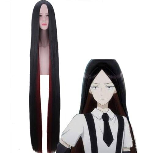 Hot Anime Houseki No Kuni Cosplay Wigs Bort Cosplay 150CM Black Wigs Halloween Carnival Party Cosplay Wigs Land Of The Lustrous