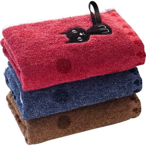 Cat Printed High Quality Towels 25x50cm Couple Household Cotton Soft Face Towel Child Towel Popular Cute Cartoon Hot Sale 1PC