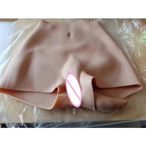 2G 91CM Enhancer Hip Silicone Realistic Vagina Panty Shemale Crossdresser Pussy Pants Transgender Artificial Sex Fake Underwear