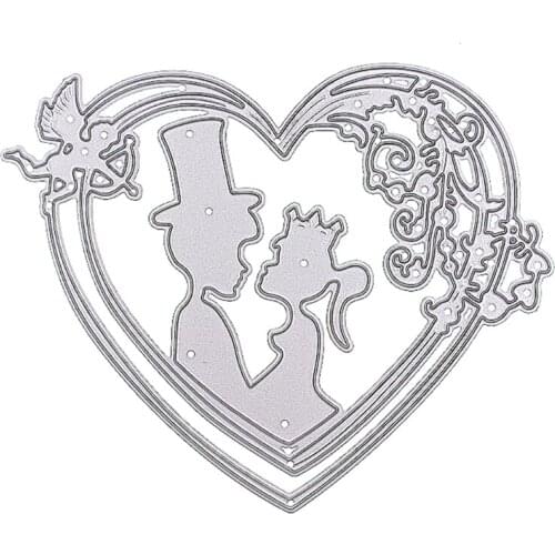 DIY Embossing Unswerving Love Card Knife Mould, Carbon Steel Printing Steel Mould for Album Paper Card Making