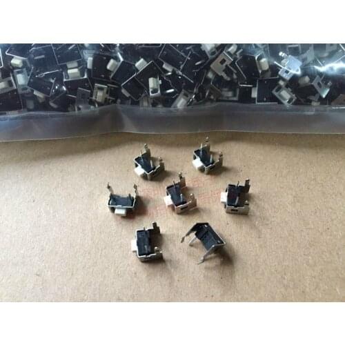 Taiwan imports 3*6*5 with bracket touch switch horizontal 2 foot press vertical button micro white 3*6