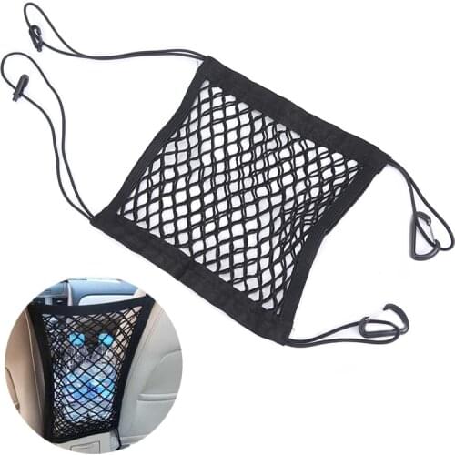 Universal Car Seat Storage Mesh/Organizer Cargo Net Hook Pouch Holder