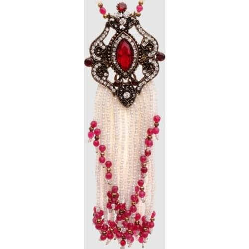 Amorita boutique vintage tassel necklace