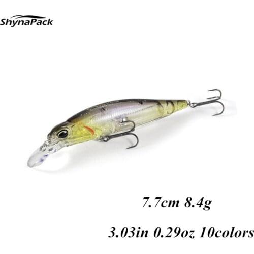 Minnow Suspending & Sinking Jerkbait Fishing Lures 77mm/8.4g Artificial Wobblers Carp Isca For Perch Pike Fishing Tackle
