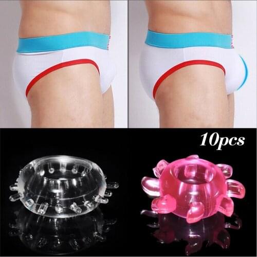 10pcs/set Silicone Cock Ring Delay Penis Premature Ejaculation Condom Set Dick Lock Ring New Sex Toys Extroic Tools For Party