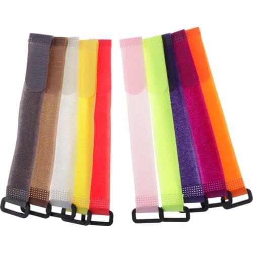 10pcs Fishing Rod Wrap Bundle Elastic Fishing Rod Fastening Strap Belts Ties Adjustable Strap Length Fishing Rod Tools