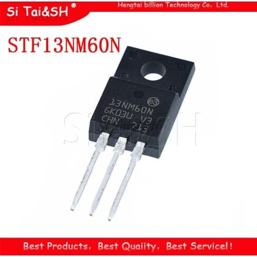 10PCS STF13NM60N TO-220F 13NM60N TO220 13NM60 F13NM60N STF13NM60 new MOS FET transistor