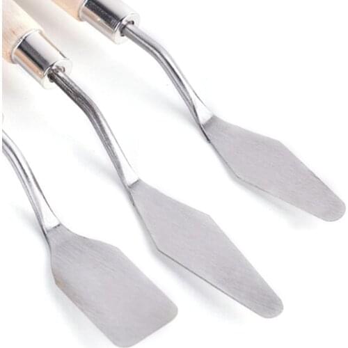 3Pcs/set Mixing Paint Stainless Steel Painting Palette Knife Spatula Art knife Art spatula set