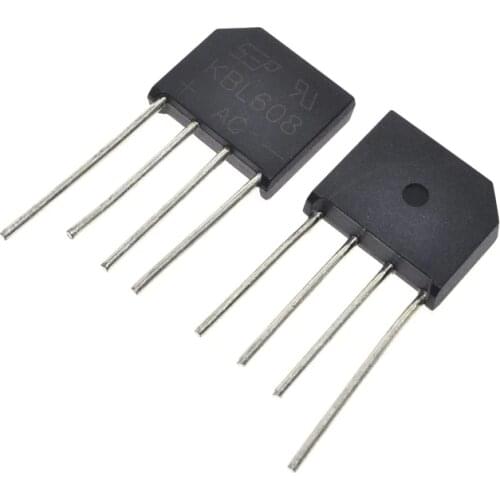 5PCS KBL608 KBL-608 6A 800V diode bridge rectifier