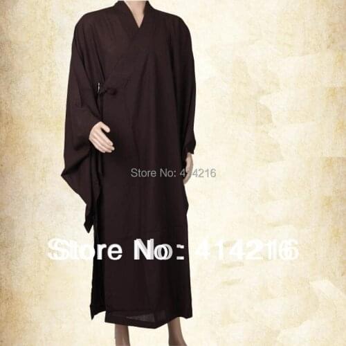 Buddhist monks clothes abbot lay meditation martial arts suits clothing robes Haiqing Gown unisex ZEN SENFU