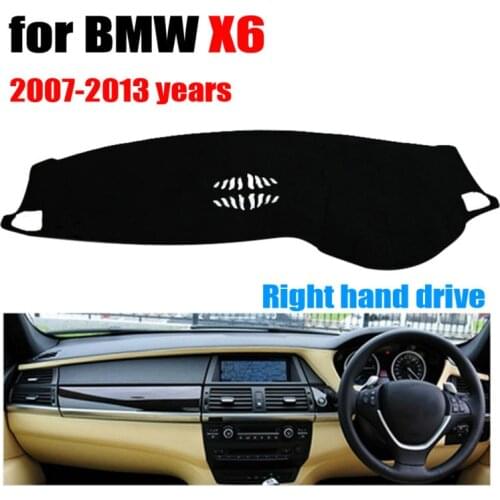Car dashboard covers for BMW X6 Low configuration 2007-2013 Right hand drive dashmat pad dash cover auto dashboard accessories