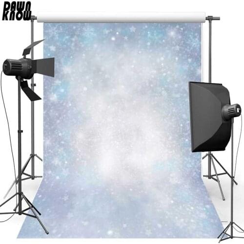 DAWNKNOW Snowflake Vinyl backgrounds Glitter Light Sparkle For Wedding Polyester Photography Backdrops for photo studio 434