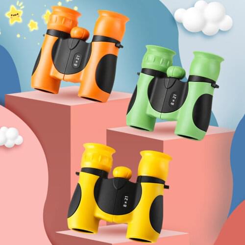 New 8X21 Mini Children Binoculars Pocket Compact Telescope Zoom For Hunting Travel Hiking Gift For Child Boys Girls Kids