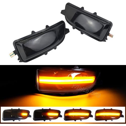For Volvo C30 C70 S40 S60 V40 V50 V70 2008- 2010 LED Dynamic Turn Signal Light Side Mirror Sequential Lamp Blinker Indicator
