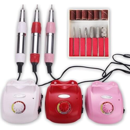 Electric Nail Drill Machine 30000RPM Mill Cutter Machine For Manicure Nail Tips Manicure Electric Nail Pedicure File Nails 220V