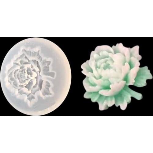 UV Resin Jewelry Liquid Silicone Mold Flowers Shape White Resin Molds Charms For DIY Handwork Jewelry Finding Accessories