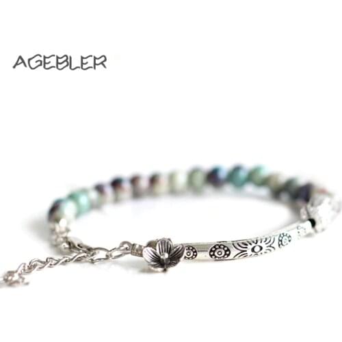 Ceramic Jewelry Casual Handmade Bracelets for Women Wholesale Vintage Bohemia bracelets & bangles with Fish Flower