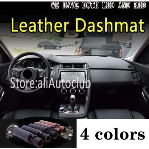 For jaguar e-pace x540 2017 2018 2019 2020 2021 Leather Dashmat Dashboard Cover Dash Mat Carpet custom Car styling Accessories