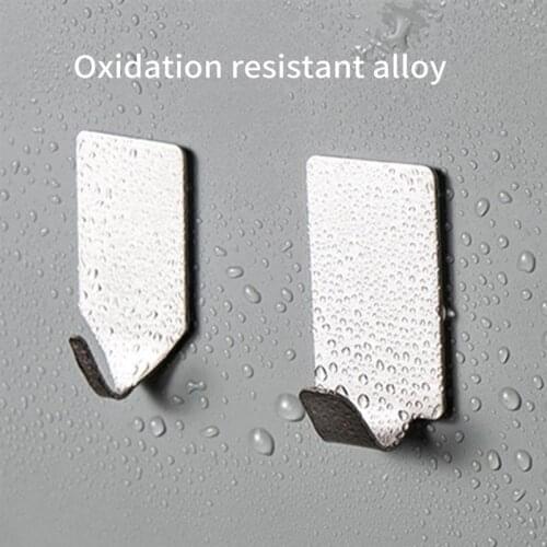 Hook Stainless Steel Storage Hanger Wall Mount Adhesive Hanging Holder Home Organizer Supplies 2021New