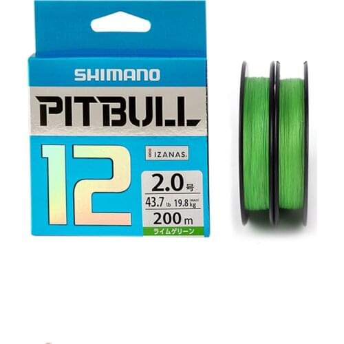 New Original Fishing Line PITBULL X12 Braided Wire PE line Material Multifilament Fishing Line Lure line green color