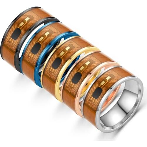 Multifunctional Mens Ring NFC Smart Ring Smart Ring Finger Digital Ring for Android phones High-end Gifts Fashion Jewelry