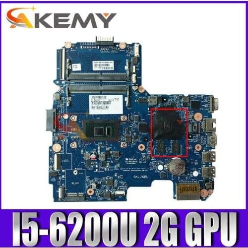 NEW 858031-601 858031-001 6050A2822501-MB-A02 For HP 14-AM 240 G5 14-AR Laptop Motherboard I5-6200U CPU 2G GPU