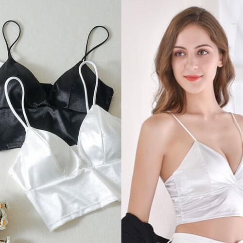 New Sexy Chest Wrapped Chest Deep V European And American Small Young Woman Wrapped Chest Strap Chest Pad Underwear