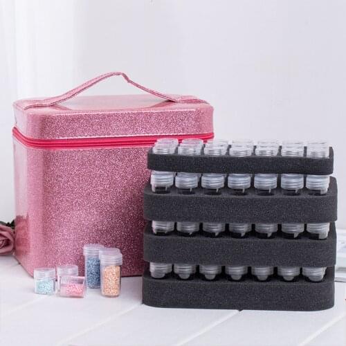 New 5D Diamond Painting Accessories Handbag Bead Storage 126PCS Bottles Embroidery Multi-function Cross Stitch Tools Kits
