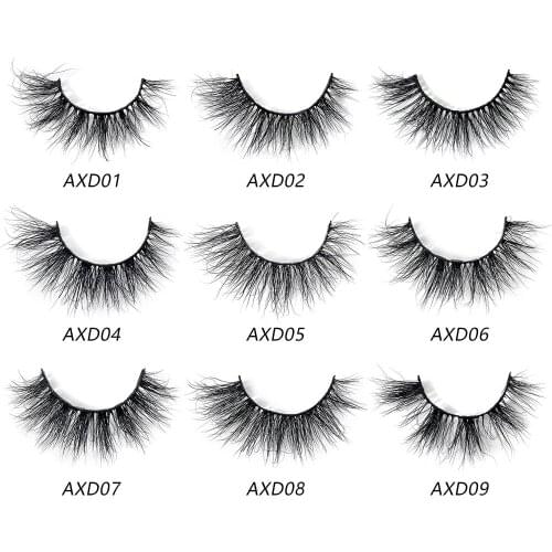 NEW Mink Eyelashes Natural Long 3D Mink Lashes Cruelty Free Handmade Fake Lashes Makeup False Eyelash Short Soft Reusable Lashes