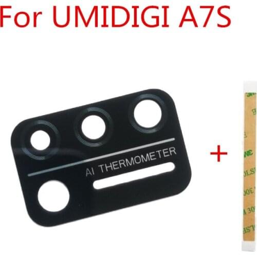 New Original Phone Parts For UMIDIGI A7S Cellphone AI Thermometer Back Camera Lens Flim Repair Accessories