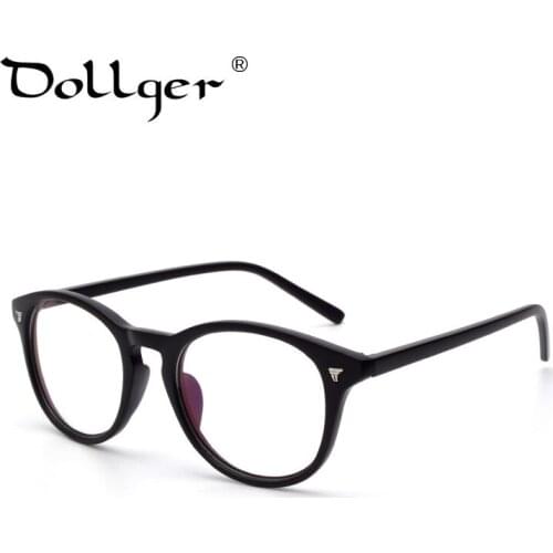 Dollger Optical Eyeglasses Frame Women Men Round Oversized Metal Spectacles Clear Lenses Goggles Myopia glasses customize s1243