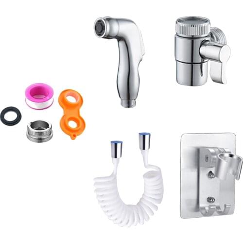Bathroom Sink Basin Faucet External Shower Head Sprayer Set For Hair Washing Water Saving Flexible Handheld Tap judicious