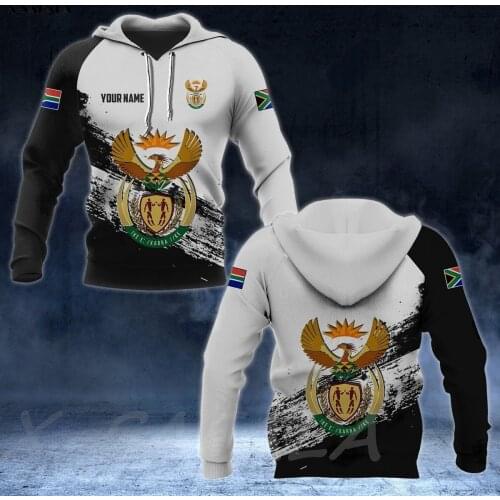 SOUTH AFRICA AUSTRIA NORWAY Flag Country 3D Printed Man Female Zipper HOODIE Pullover Sweatshirt Hooded Jersey Tracksuits