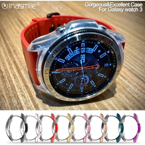 Stylish Case For Samsung Galaxy Watch Gear S3 S4 42mm 46mm Accessories For Watch 3 41mm 45mm Smart Watches Soft bumper Cover