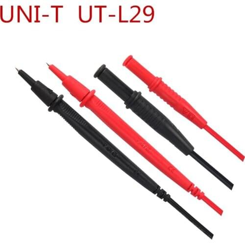 UT-L Probes and Test Leads double insulated UL authenticated material, through hole crosshead with full protection input