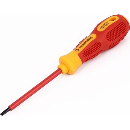Uxcell 3mm 2.5mm 3.3mm 3.5mm 4mm 5mm 6mm Magnetic Tip Rubber Coated Grip Slotted Flat Head Screwdriver Length 100mm-280mm
