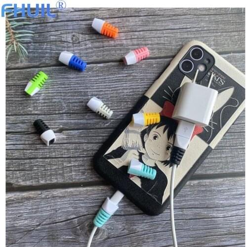 Charging Cable Protector Winder Cover For iPhone Huawei Xiaomi USB Charger Cable Cord Protective Sleeve For Phone Cable Organize