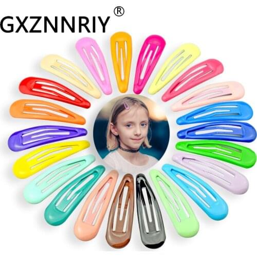 Fashion 5cm Water Drop Hair Clips for Girls Hair Accessories Women 24PCS/50PCS Barrettes Hairclip Hairpins Party Headwear Gifts