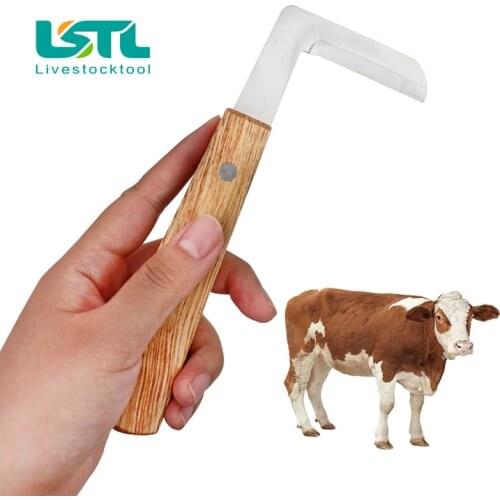 1 Pcs Farm Cattle Horse Hoof Knife Shears Right Handed Double Edge Veterinary Sheep Goat Pig Castration Animal Foot Pruning Tool