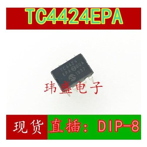 10pcs TC4424EPA TC4424 DIP-8