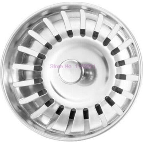 200pcs New Kitchen Sink Strainer Stopper Cover Stainless Steel Bathroom Basin Hair Catcher Trap Floor Waste Plug Sink Filtre